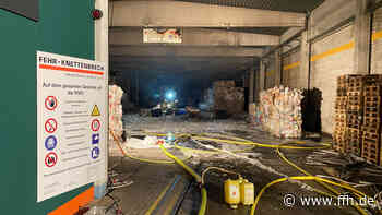 Feuer in Entsorgungsbetrieb in Bad Hersfeld - HIT RADIO FFH