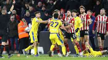 Sheffield United 1-0 Blackburn Rovers: Ben Davies wins it for 10-man hosts in stoppage time