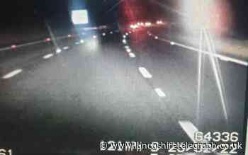 Lancashire: Driver drove at 121mph because he was going to be 'late for work'