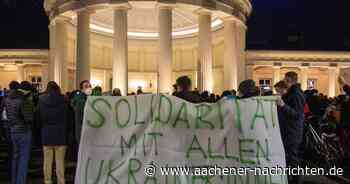 Krieg in der Ukraine: Fassungslosigkeit und Betroffenhein auch in Aachen