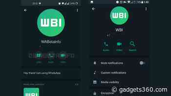 WhatsApp Testing New 'Search Message' Shortcut Option in Redesigned Contact Info Page for Android