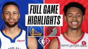 WARRIORS at TRAIL BLAZERS | FULL GAME HIGHLIGHTS | February 24, 2022 - NBA
