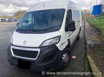Drink driver arrested after swerving van all over M6