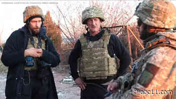 Actor Sean Penn in Ukraine's capital city as Russia presses its invasion