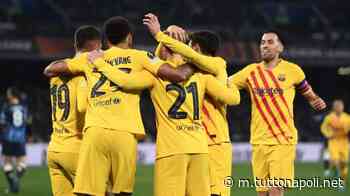 LIVE - Napoli-Barcellona 1-2 (9' Jordi Alba, 13' de Jong, 23' Insigne): il capitano accorcia le... - Tutto Napoli