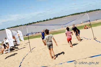 Colón y la ciudad de Buenos Aires se unieron en la playa para promocionar sus destinos - Municipalidad de Colón