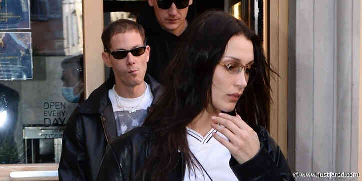 Bella Hadid & Boyfriend Marc Kalman Grab Coffee During Milan Fashion Week