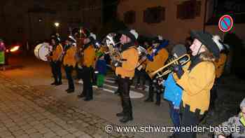 Schlüsselübergabe in Glatt - Die Narren haben in Sulz jetzt das Sagen - Schwarzwälder Bote