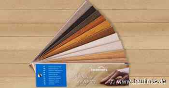 Neuer Farbtonfächer von Remmers mit Ideen für eine natürlich anmutende Holzveredelung