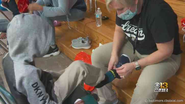 Samaritan’s Feet, CIAA Donate Hundreds Of Shoes To Baltimore Students