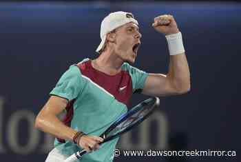 Canada's Shapovalov loses wild Dubai semifinal against Czech qualifier Vesely - Dawson Creek Mirror