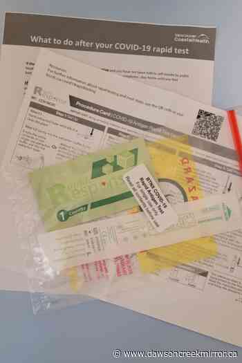BC to begin pharmacy distribution of rapid test kits - Dawson Creek Mirror