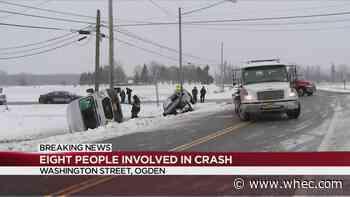 Police: 8 involved in 2-vehicle crash in Ogden, none seriously injured