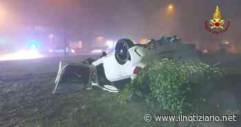 Auto si ribalta alla fine della Saronno-Monza, tre giovani feriti, due in codice rosso - Il Notiziario