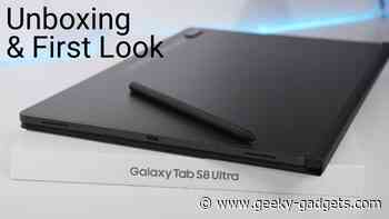 Samsung Galaxy Tab S8 Ultra gets unboxed (Video)