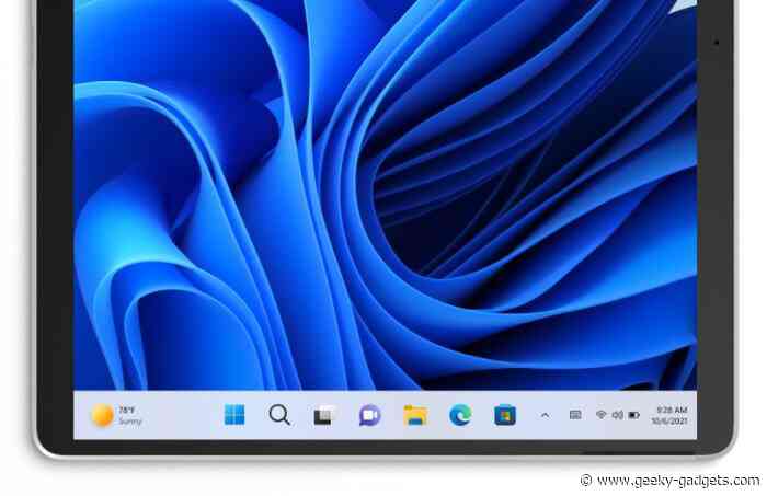 Windows 11 tablet taskbar rolls out in Preview Build 22563