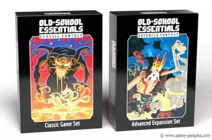 Old-School Essentials Classic and Advanced RPG box sets
