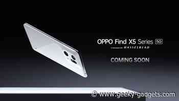 Oppo Find X5 smartphones land on EE March 10th
