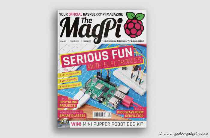 Latest MagPi magazine features fun with electronics projects