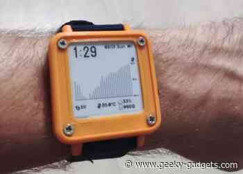 TshWatch DIY smart watch using ESP32-PICO-D4 Module