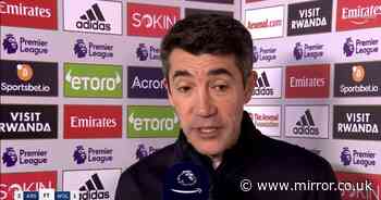 Bruno Lage apologises to Mikel Arteta after Arsenal's late winner vs Wolves - The Mirror