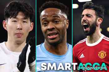 Smart Acca tips: Heung-Min Son, Raheem Sterling, Che Adams and Bruno Fernandes to score at 35/1 with Bet365... - talkSPORT.com