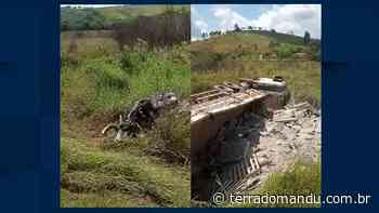 Motorista morre após batida entre carro e carreta em Soledade de Minas - Terra do Mandu
