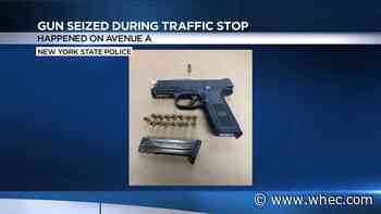 Illegally possessed gun seized during traffic stop on Avenue A