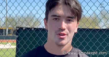 Corbin Carroll is on the comeback trail Diamondbacks Minor League Camp - AZ Snake Pit