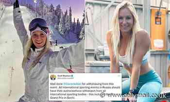 Aussie ski champion Danielle Scott pulls out of Russia World Cups over Ukraine conflict - Daily Mail
