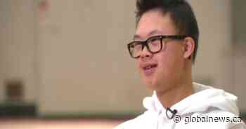 Edmonton teen living with Down syndrome fulfils his dream on basketball court
