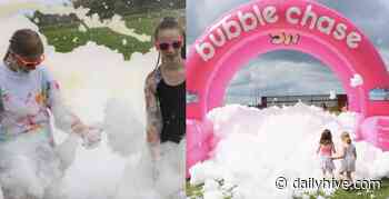 Slip and slide through a colourful bubble race near Calgary this summer | Listed - Daily Hive