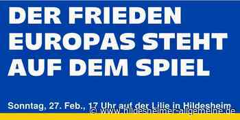 Kundgebung in Hildesheim – als Zeichen der Solidarität mit Ukraine - www.hildesheimer-allgemeine.de