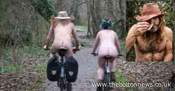 Nude Bolton cyclist takes up challenge from Scotland to Cornwall