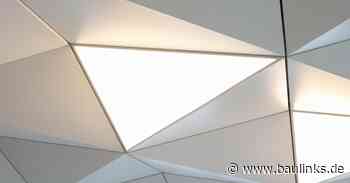 Raumdecken im 3D-Pyramidendesign mit TRIdesign von Lindner