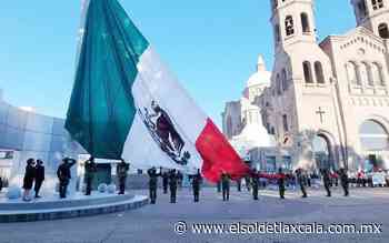 Conmemora Apizaco el Día de la Bandera - El Sol de Tlaxcala