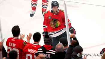 Kane, Hagel each score hat tricks as Blackhawks beat Devils - TSN