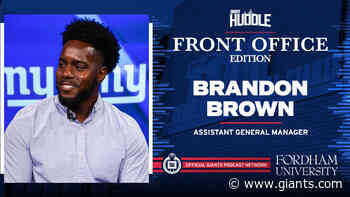 Giants Huddle: Front Office Edition | First interview with Assistant GM Brandon Brown - Giants.com