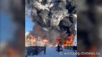 Construction site in Brandon a total loss due to blaze - CTV News Winnipeg