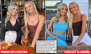 Australian restaurant's scathing reply to Melbourne/Brisbane influencers asking for free food - Daily Mail