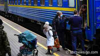 Ukrainians flee war, seeking safety across western borders