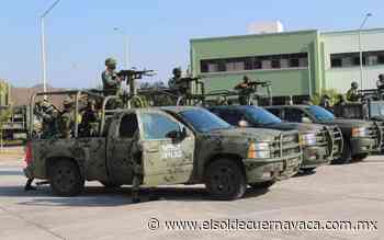 En Jojutla arranca despliegue militar con 300 elementos - El Sol de Cuernavaca