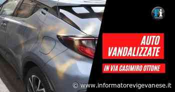 Vigevano, raid vandalico sulle auto in sosta a colpi di vernice spray - L'Informatore Vigevanese