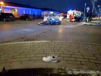 Scontro auto-moto all'incrocio tra via Pacchioni e via Tito Speri a Marmirolo, ferito un 17enne - Mantovauno.it