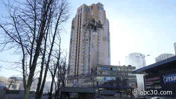 Missile hits residential building in Ukraine's capital during Russian invasion, injuring 6: Video