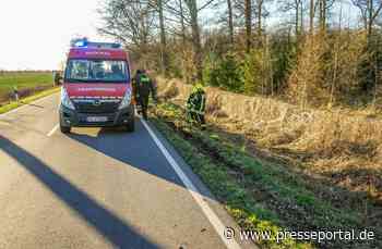FW Flotwedel: Ortsfeuerwehr Bröckel sichert Unfallstelle ab