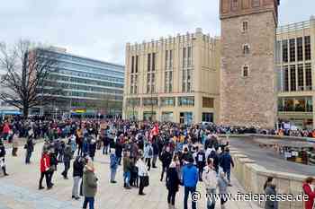 Impfgegner demonstrieren lautstark in Chemnitzer Innenstadt - Freie Presse
