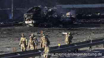 Ukraine-Krieg: Berichte über große Explosion – Grenzen zu Russland und Belarus geschlossen