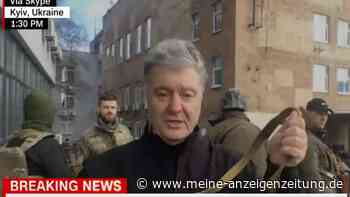 Ex-Ukraine-Präsident zeigt sich mit Kalaschnikow in Kiew - „Stehen in der Schlange für Waffen“