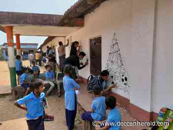 Architecture students create walls of joy - Deccan Herald